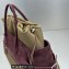 The Row Margaux 17 Inside-Out Bag in Canvas and Suede 1835 Burgundy