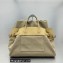 The Row Margaux 17 Inside-Out Bag in Canvas and Leather 1835 Beige