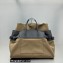 The Row Margaux 17 Inside-Out Bag in Canvas and Leather 1835 Brown