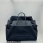 The Row Margaux 17 Inside-Out Bag in Canvas and Leather 1835 Black