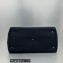 The Row Margaux 17 Inside-Out Bag in Canvas and Leather 1835 Black