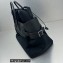 The Row Margaux 17 Inside-Out Bag in Canvas and Leather 1835 Black
