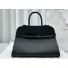 The Row Margaux Belt 15 Bag in Leather 1844 Black