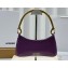 Jacquemus Le Bisou mousqueton Carabiner strap shoulder bag Purple