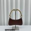 Jacquemus Le Bisou mousqueton Carabiner strap shoulder bag Brown