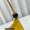 Jacquemus Le Bisou Perle Beaded shoulder bag Yellow