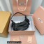 Miu Miu Nappa leather Pocket bag 5BC146 Black