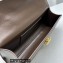 Savette Slim Symmetry Pochette Bag in Canvas 1858 Coffee