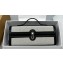 Savette Slim Symmetry Pochette Bag in Canvas 1858 Black
