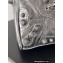 Balenciaga Le Cagole Mini Duffle Bag in Arena lambskin silver metallized