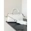 Balenciaga Le Cagole Medium Duffle Bag in Arena lambskin White