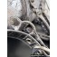 Balenciaga Le Cagole Medium Duffle Bag in Arena lambskin silver metallized