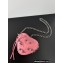 Balenciaga Le Cagole Heart Mini Bag in Arena lambskin Pink