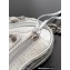 Balenciaga Le Cagole Heart Mini Bag in Arena lambskin metallized Silver