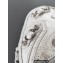 Balenciaga Le Cagole Heart Mini Bag in Arena lambskin metallized Silver
