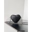 Balenciaga Le Cagole Heart Mini Bag in Arena lambskin Black