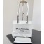 Balenciaga Duty Free Small Tote Bag in mesh White
