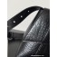 Balenciaga Downtown Small Shoulder Bag in calfskin crocodile embossed Black