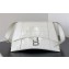 Balenciaga Downtown Small Shoulder Bag in calfskin crocodile embossed White