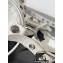 Balenciaga Le Cagole Mini Duffle Bag in Arena lambskin White
