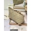 Dior Medium DiorTravel Nomad Pouch bag in Macrocannage Calfskin Beige