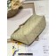 Dior Medium DiorTravel Nomad Pouch bag in Macrocannage Calfskin Beige