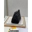 Dior Medium DiorTravel Nomad Pouch bag in Macrocannage Calfskin Black
