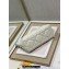 Dior Medium DiorTravel Nomad Pouch bag in Macrocannage Calfskin White