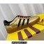 Gucci x Adidas Gazelle sneakers Gold 2023