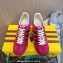 Gucci x Adidas Heel 9cm Platform 4cm Wedge Gazelle sneakers Fuchsia 2023