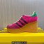 Gucci x Adidas Heel 9cm Platform 4cm Wedge Gazelle sneakers Fuchsia 2023