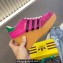 Gucci x Adidas Heel 9cm Platform 4cm Wedge Gazelle sneakers Fuchsia 2023