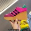 Gucci x Adidas Heel 9cm Platform 4cm Wedge Gazelle sneakers Fuchsia 2023