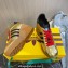 Gucci x Adidas Heel 9cm Platform 4cm Wedge Gazelle sneakers Gold 2023