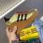Gucci x Adidas Heel 9cm Platform 4cm Wedge Gazelle sneakers Gold 2023