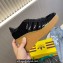 Gucci x Adidas Heel 9cm Platform 4cm Wedge Gazelle sneakers Black 2023
