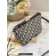 Dior Medium DiorTravel Nomad Pouch bag in Blue Dior Oblique Jacquard