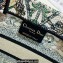 Dior Small Book Tote Bag in White Multicolor Étoile de Voyage Embroidery