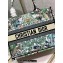Dior Medium Book Tote Bag in White Multicolor Étoile de Voyage Embroidery