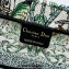 Dior Medium Book Tote Bag in White Multicolor Étoile de Voyage Embroidery