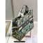 Dior Large Book Tote Bag in White Multicolor Étoile de Voyage Embroidery