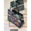 Dior Medium Book Tote Bag in Multicolor Toile de Jouy Voyage Embroidery Green