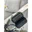 Lady Dior Micro Bag Black in Satin with Gradient Bead Embroidery