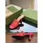 Gucci Heel 7.5cm GG crystal mesh mid-heel slide sandals 747245 Fuchsia 2023