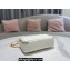 Dior Caro Box Bag in Quilted Macrocannage Calfskin White