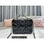 Dior Caro Box Bag in Quilted Macrocannage Calfskin Black