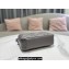 Dior Caro Box Bag in Quilted Macrocannage Calfskin Gray