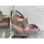 Dior Medium Lady D-Joy Bag in Gray and Pink Toile de Jouy Reverse Embroidery