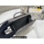 Dior Caro Box Bag in Quilted Macrocannage Calfskin Gray