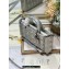 Dior Medium Lady D-Joy Bag in Iridescent and Cannage Lambskin Silver